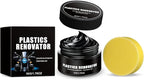 Advanced Plastic Restorer Paste for Cars Scratch Repair & Cleaner with Long-Lasting Ceramic Coating Ideal for Interior & Exterior Trim, Dashboard & Bumpers, Revives Faded Black Plastic