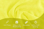 Avalon Towels Microfiber Cleaning Cloths (Value Pack of 48) - Size 16 x 16 Inches, Highly Absorbent Cleaning Rags, Lint Free, Reusable and Washable, Microfiber Towels for Cars