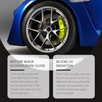 Tyre Nourish Cream, UV Protection and Waterproof Powerful Wheel Cleaning Refurbish Wax, 2026 New Tyre Nourish Cream Maintain Luster, Long-Lasting Tire Shine Gelfor for Car Tires (1PC)