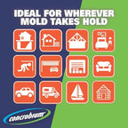 Concrobium Mold Control Spray, 32 oz, Mold and Mildew Cleaner for Hard Surfaces, Helps Eliminate and Prevent Mold and Musty Odors, No Bleach Formula for Indoor and Outdoor Use