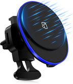 15W MagSafe Car Mount Charger Samsung Android Wireless Car Charger for Samsung Galax S26 Ultra/Z Fold Flip 7/S25 Ultra/S24 FE/S23,Magnetic Air Vent Phone Holder Fast Charging for iPhone 17e,Pixel 10A
