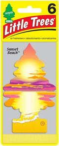 Little Trees Car Air Freshener 6-Pack (Sunset Beach)