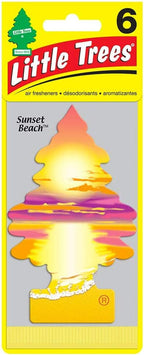 Little Trees Car Air Freshener 6-Pack (Sunset Beach)
