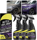 2026 New Matte & Vinyl Wrap Protection Spray, Vinyl Wrap Protection Spray, Ceramic Spray Sealant, Effect Coating Agent Rapid Ceramic for Glossy & Matte Finishe (3Pcs)