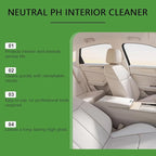 Auto Interior Cleaning Kit, Gentle Cleaning, Comes with Cleaner, Towel and Sponge for Daily Use(2set)