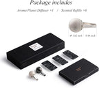 DAILY LAB Aroma Planet Car Perfume Air Freshener - 3 Scents Vent Clip, 45 Days Long-Lasting Car Scents