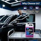 Magic Finish Car Glass Cleaner (1 Gallon) – Ammonia-Free Window Cleaner Spray for Interior & Exterior Auto Glass – Anti-Fog, Streak-Free Car Cleaning Supplies for Tint, Mirrors & Screens