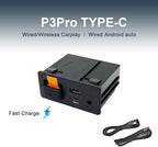 Mazda Wireless Apple CarPlay Retrofit Kit | OEM TK78669U0C USB Hub Upgrade for Wired Android Auto & Type-C Fast Charge | Compatible with CX-5, CX-9, Mazda3, Mazda6, CX-3, MX-5 (2014-2019) (P3 PRO)