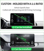 Magnetic Car Phone Holder for 2023 2024 2025 2026 Honda Pilot Accessories Apply to 7/9 Inch Touch Screen Fixed Clip MagSafe Passenger Cell Phone Mount Hands-Free 360 Degree Rotation