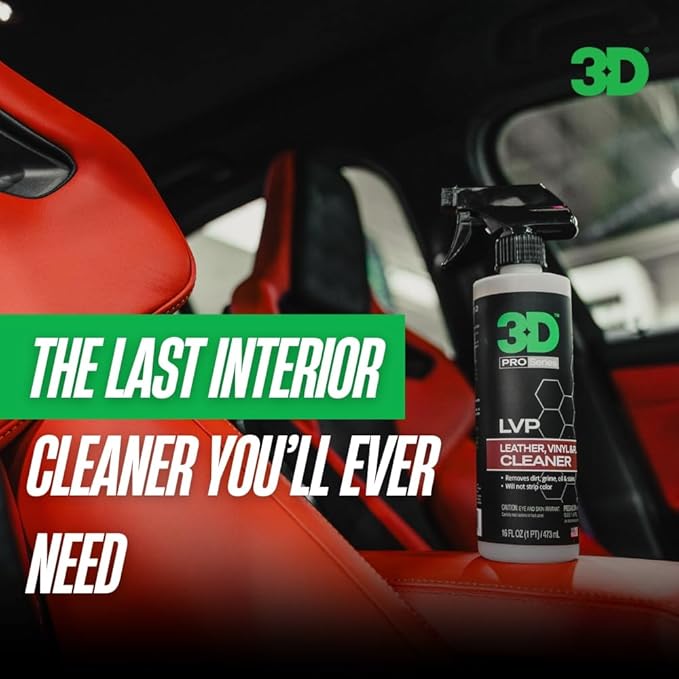 3D Orange Degreaser + LVP Interior Cleaner – Dual Surface Car Cleaning Kit for Interior & Exterior Grime