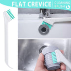 Lumkew Small Cleaning Brushes for Small Spaces, Tiny Household Cleaning Supplies Tools, Mini Crevice Cleaning Brush Scrub Narrow Corner Nook Track Grooves Bathroom Kitchen Home Detailing, 16 Pcs