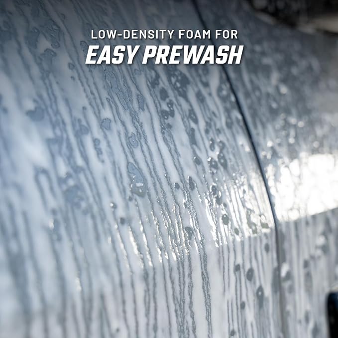 Slick Products Super Concentrated Touchless Pre-Soak, Foaming Prewash Car Soap for Foam Cannon or Foam Gun, Loosens Mud, Dirt, Bugs & Grime, Spray On & Rinse Off, 16 oz.