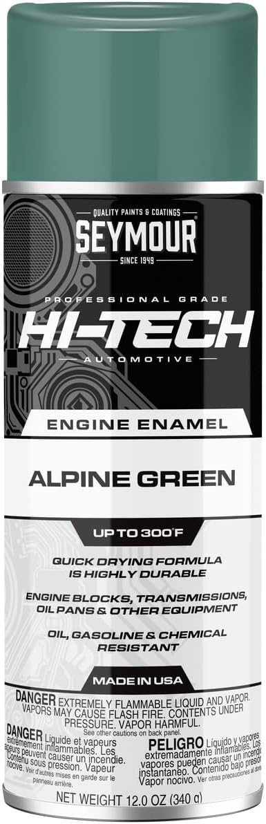 Seymour EN-60 Hi-Tech Engine Spray Paint, Alpine Green