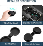 2023-2025 2026 RX350 Cup Holder Liner for Lexus RX350 Accessories Non-Slip Silicone Cupholder Coaster Liner Mat Compatible with 2023 2024 2025 2026 Lexus RX350/RX350h/RX500h