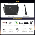 4+64GB Android 15 Car Stereo for Hyundai Santa Fe 2013-2017 Wireless Carplay Android Auto, 9 Inch Incell Touch Screen Car Stereo with GPS, Backup Camera, Bluetooth, FM/RDS, EQ, WiFi, SWC