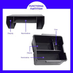 2025 2024 2023 Civic Center Console Organizer Tray for 2023 2022 Honda Civic 11th Gen Sedan Hatchback Touring EX Sport Civic 2022 Accessories 2023 Central Console Organizer Insert Tray(2pcs)-S