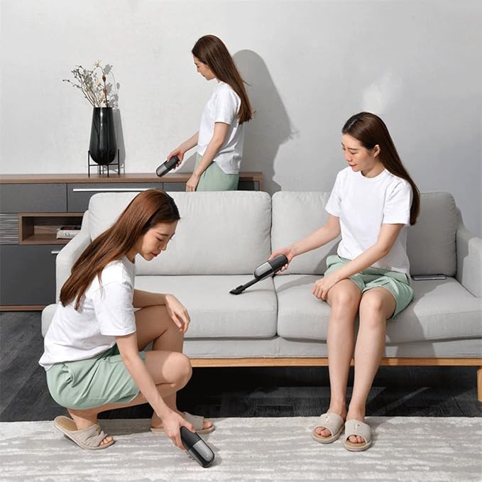 Car Vacuum Cleaner, 45W Car Vacuum Cleaner 3800pa car Vacuum Cordless Small Mini Handheld Car Vacuum Cleaner for Car for Car Interior Detailing (Color : C)