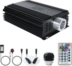 AMKI DMX 90W Light Source Engine Driver Remote/APP Control Starlight Box Motor Remote Control, Connect with DMX512 Console Decoder