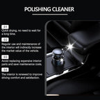 Car Interior Cleaner Spray, 100ml Polishing Cleaner car Interior, Interior Detailer Spray, Vehicle Interior Polish for Dashboards, Seats, Leather, Plastic, No Residue, UnScented (3Pcs)
