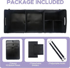 Trunk Organizer for Car, Sturdy Storage Organization with Non-Slip Bottom Strips, 95L Large Capacity Cargo Organizer for Suv, Truck, Sedan, Waterproof Portable Car Organizers for Women Men(Purple)