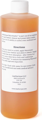 Leatherique Leather Care & Preservation Set - 16 oz | Leatherique Rejuvenator Oil & Prestine Clean 2-Step System | Softens, Conditions & Preserves Leather | Perfect for Cars, Furniture, Saddles & More