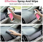 Restoring Car Interior Polish Spray, Streak free total Interior Cleaner and Protectant, Safe for Cars, Interior Quick Detailer Cleaner and Protectant, UV Protectant - Tough on Stains & Dirt (100ml)