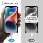 iPhone 17 16 15 Charger Fast Charging 2+2Pack 20W USB C Wall Charger with 10FT Fast Charging Cable Compatible with iPhone 17/17 Air/17 Pro/17 Pro Max/iPhone 16/15 Series, iPad Pro/AirPods-Pink