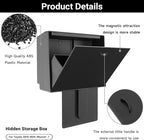 Hellet Hidden Storage Box Compatible with Toyota 2010-2020 2021 2022 2023 2024 4Runner Interior Accessories Center Console Organizer