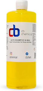 Auto Wash & Shampoo 32oz | Premium PH Neutral Car Wash Soap for Foam Cannon & Pressure Washer | High Foaming Car Shampoo with Lemon Fragrance | Safe for All Paint Types | Adds Shine & Paint Protection