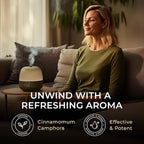 100% Pure Camphor Essential Oil - 0.34 Fl Oz - Camphor Oil for Hair, Skin, Diffuser, Aromatherapy & DIY Candle Making Scent