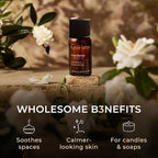 100% Pure Gardenia Essential Oil - 0.34 Fl Oz - Gardenia Oil for Hair, Skin, Diffuser, Aromatherapy & DIY Candle Making Scent