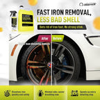 Nanoskin IRON FREE Paint, Wheel and Glass Decontamination Fall Out Remover 30 Gallons - Removes Iron Particles in Car Paint, Motorcycle, RV & Boat | Use before Clay, Wax or Car Wash for Car, Yellow