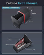 CDEFG UPGRADED for Ford Maverick 2022-2024 Center Console Screen Storage Drawer w/Magnet Design Slides Smoothly - Maverick 8" Screen Cubby Storage Box - for 2022-2024 Maverick Accessories