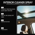 Car Interior Cleaner Spray, Deep Polishing Cleaner Interior Detailer for Leather, Rubber, Plastic, Dashboards Seats, Easy Application for Daily Vehicle Care (2Pcs)