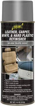 SM Arnold Refinishing Spray Paint - TAUPE GRAY 11 Oz. - For Leather, Carpet, Vinyl, Metal, Plastic, Polycarbonate, Polypropylene, Acrylic, Lexan, Fiberglass | Pro Grade Aerosol Refinisher