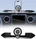Car Phone Holder for Jeep Wrangler JL 4XE 2021 2022 2023 Accessories Automobile Cradles Magnetic Phone Mount Compatible with MagSafe, Strong Magnets Dashboard Mount Dash Tray (Not Fit 4X4/Gladiator)