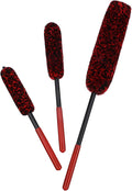 3pcs Car Wheel Cleaning Brush Soft Tire Brushes for Detailing Flexible for Rims Car Wash Tools
