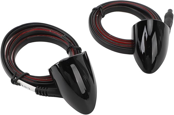 Car Blind Spot Camera Side View Backup Camera Kit Universal 12V NTSC IP67 80° Wide Angle Left Right Pair Output