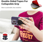 APPS2Car 10 Pack 3M Double Sided Adhesive Pads for Socket Mount Base Circle Adhesive Replacement VHB Sticky Tape for Phone Collapsible Grip & Stand Back 1.38 Inches (35mm)