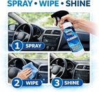 Winter White Oceanside Advanced Interior Dressing – Car Dashboard Cleaner & Protectant, Vinyl Plastic Rubber Conditioner, Non-Greasy Interior Spray for Dash, Panels & Consoles – 16 oz (Pack of 1)
