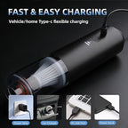 IFTHFOUR Computer Vacuum Cleaner Cordless, Strong Suction & Blowing 4-in-1 Handheld with Multi-Nozzles, Washable Filter - Rechargeable Mini Vac for Keyboard, Car, Desk, Pet Hair Cleaning