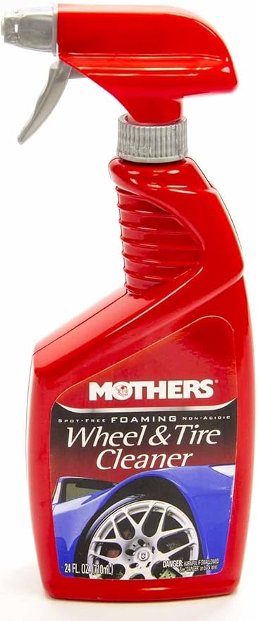 Mothers 05924 Foaming Wheel & Tire Cleaner - 24 oz. (Pack of 2)