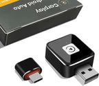 Wireless CarPlay Adapter for iPhone, Converts Factory Wired CarPlay to Wireless, Plug & Play Auto Reconnect, USB-A Dongle + USB-C Adapter, for Cars with OEM Wired CarPlay (iOS 10+, Car Model 2016+)