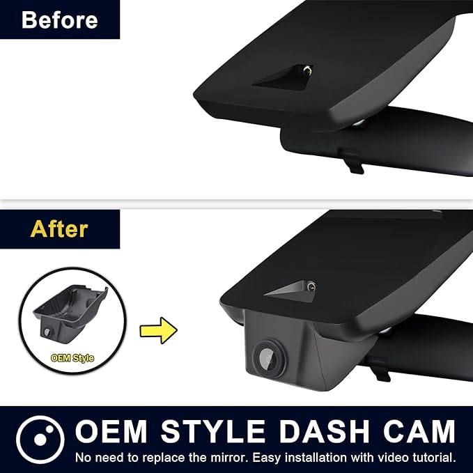 Front 4K & Rear 1080P Dash Cam Custom fit for Toyota 4Runner 2020-2024 Gen5 N280(Model A), TRD Sport Limited Pro Off-Road Venture Premium,Integrated OEM Look,UHD 2160P Video, App & WiFi,GPS,128GB Card