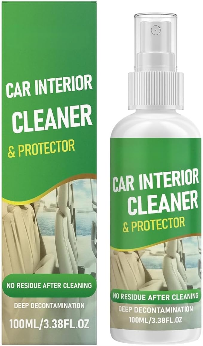 Car Interior Cleaner, Easy to Use, Gentle On Interior, Preserves Original Texture(2pcs)