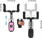 Phone Mount for Car, Rear View Mirror Phone Holder, Rotatable and Retractable Car Phone Holder Mount Rearview Mirror Phone Holder for Car Compatible with iPhone Samsung Cell Phones (Pink)