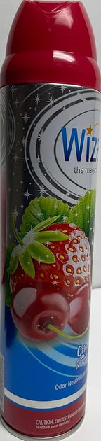Wizard The Magic of Fresh | Odor Neutralizer & Air Freshener - 10 Oz. Cherry berry (Pack of 4) (Packaging May Vary)