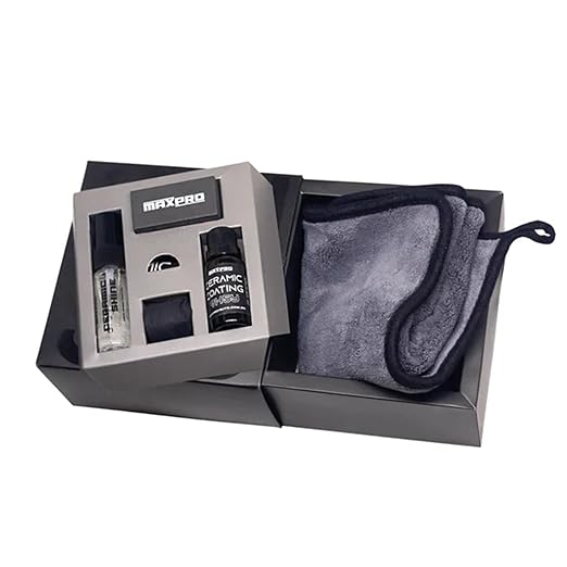 MaxPro Ceramic Coating 9H5Y Kit: Experience the pinnacle of nano ceramic protection, boasting 5 years of unparalleled shine and durability, all with effortless application!