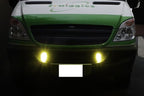 iJDMTOY 3000K Yellow 3-Chipset High Power LED Daytime Running Light Kit Compatible with Behind The Grille or Lower Bumper Insert Area