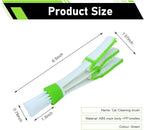 3 PCS Mini Duster for Car Air Vent, 3 Arms Small Duster Vent Cleaner, Blinds Cleaner Dusting Tool, Universal Cleaning Tools for Blinds, Keyboards, Fans (Green)